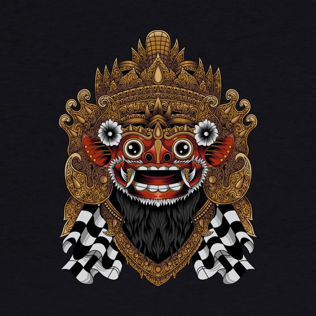 Barong balinese mask by Marciano Graphic